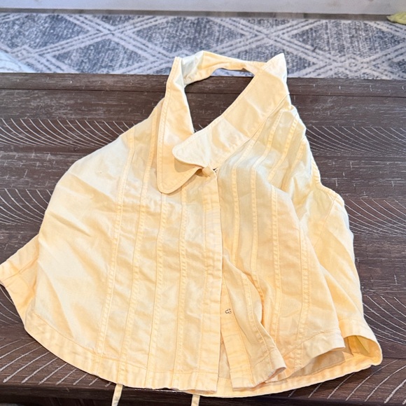 Women's Yellow Sleeveless Top - Picture 1 of 1